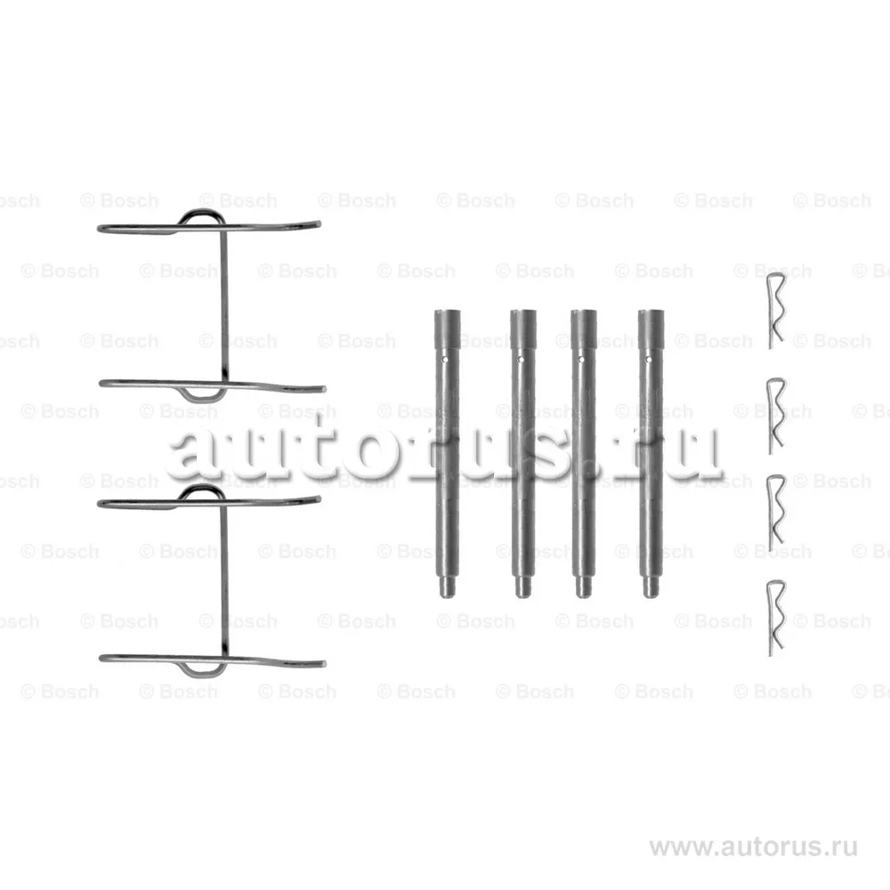 Комплект монтажный дисковых тормозных колодок
