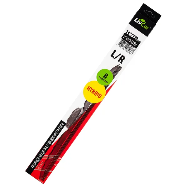 Щетка стеклоочистителя LIVCAR WIPER HYBRID гибридная 14/350 мм LIVCAR LCDV1435H
