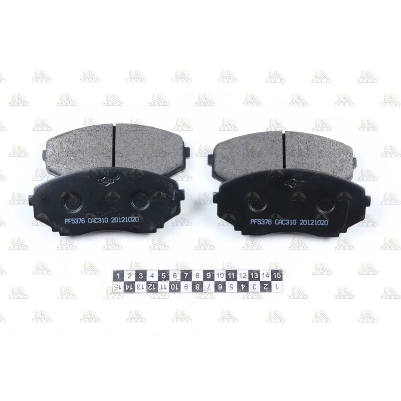 Колодки тормозные дисковые ZEVS PF-5376