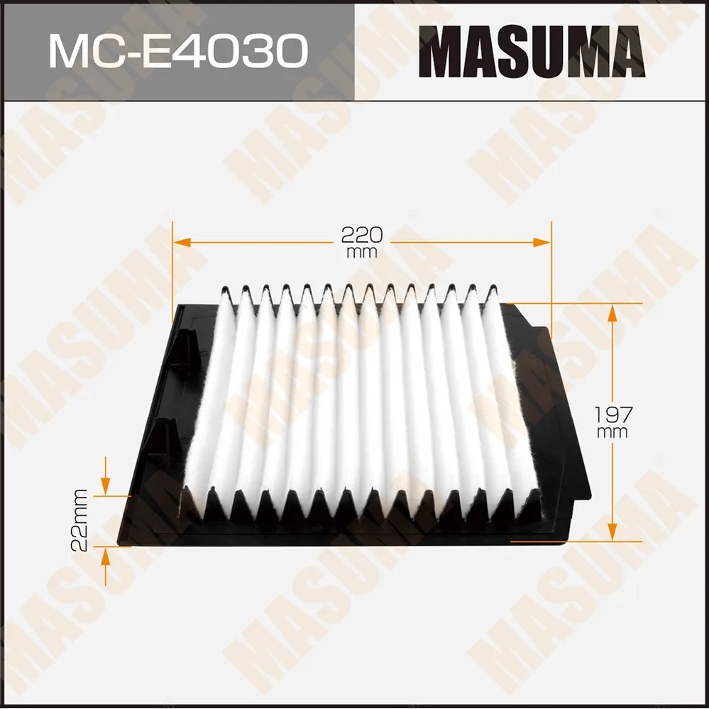 Фильтр салонный MASUMA MCE4030