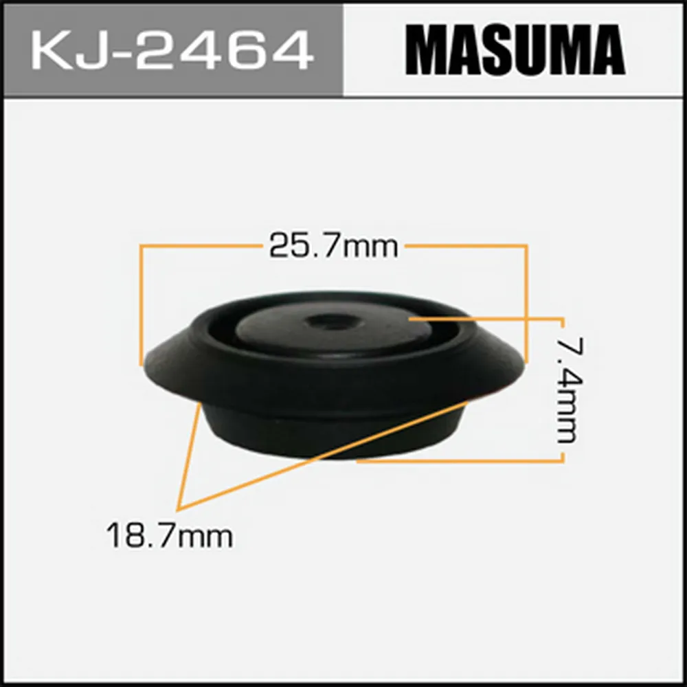 Клипса крепежная MASUMA KJ2464