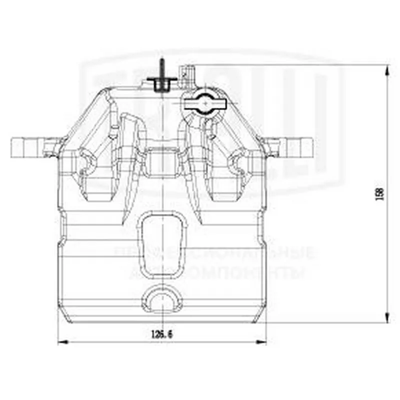 Суппорт торм. для а/м Hyundai Tucson I (04-)/Kia Sportage II (04-) перед. лев. d60мм (CF 200701) TRIALLI CF 200701