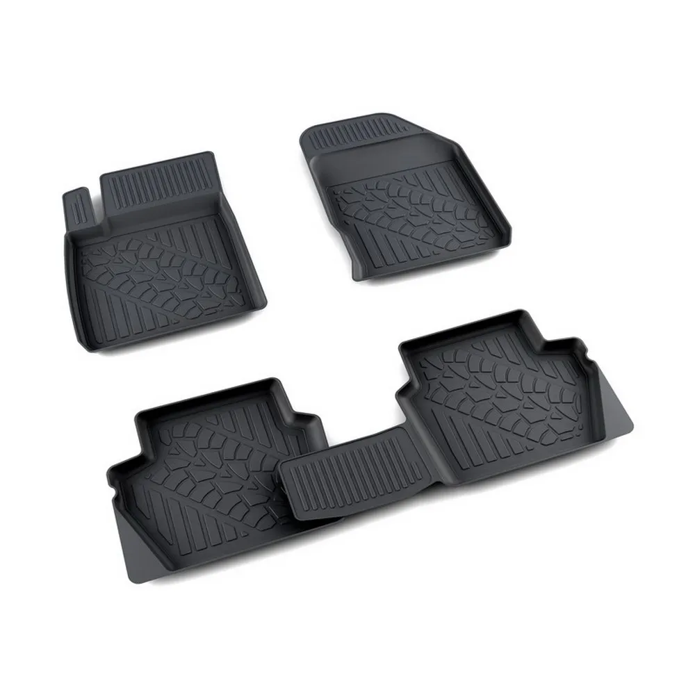 Коврики салона полиуретан черный Ford Fiesta хэтчбек VII 2017- АГАТЭК A.002.225.PL