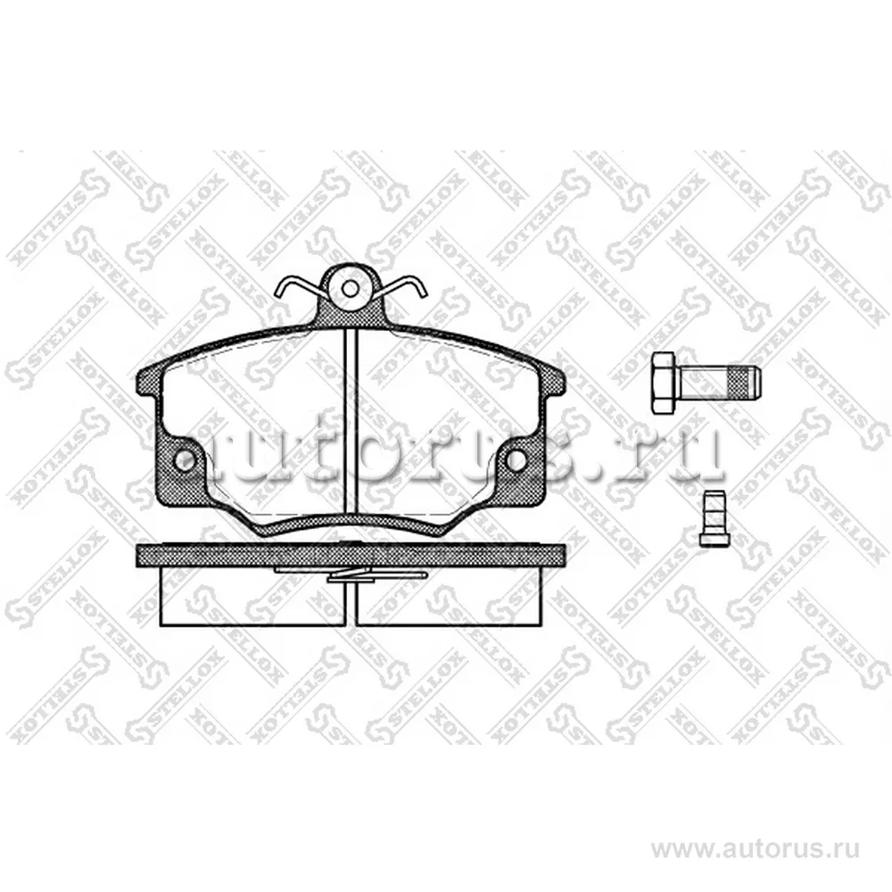 Колодки дисковые п. Fiat Tempra 1.4i-1.9D/TD 89-96 STELLOX 157 014-SX