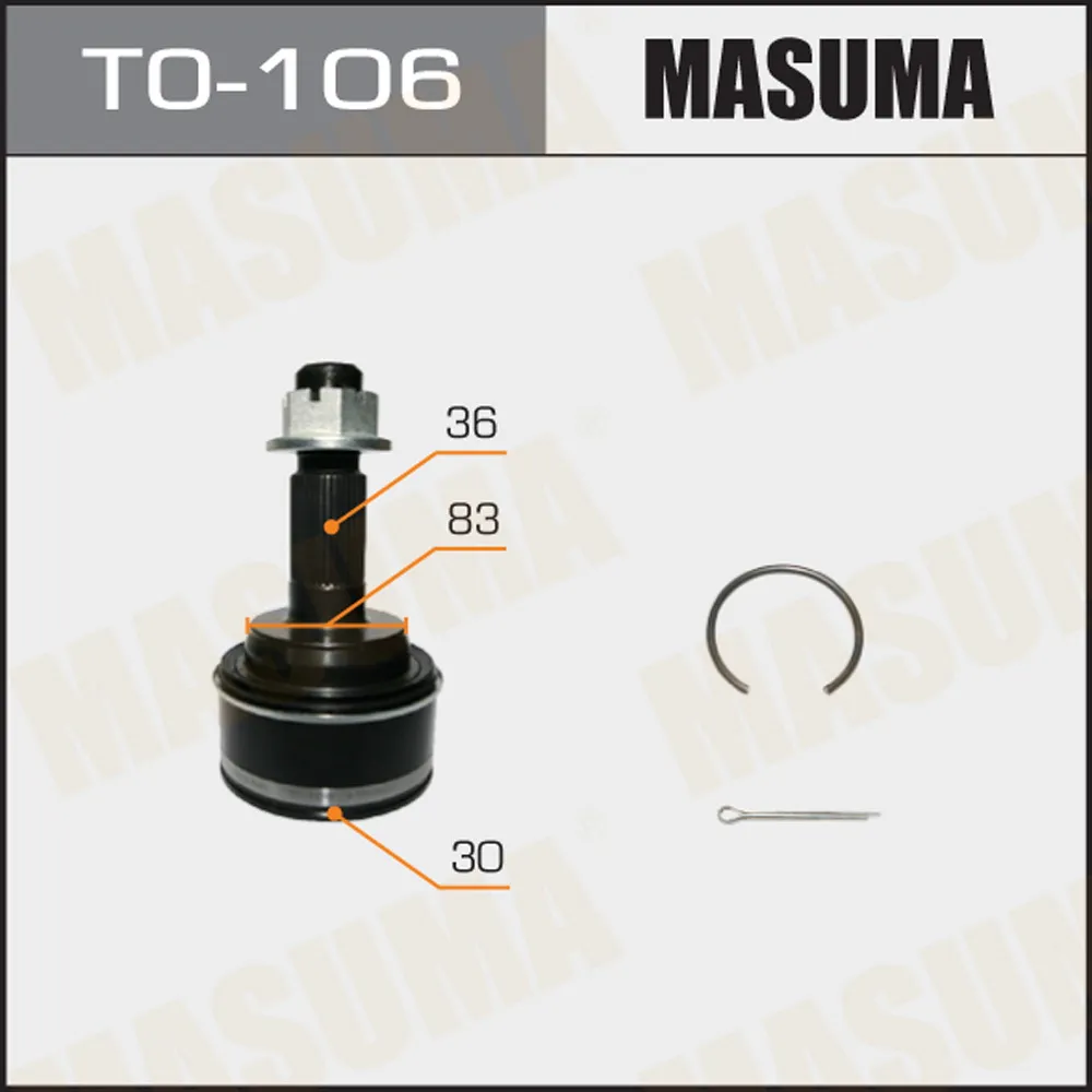 ШРУС наружный к кт MASUMA TO106