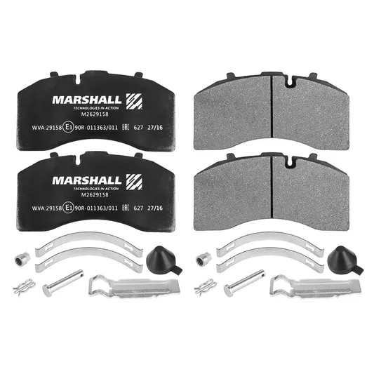 Колодки торм к-т (с уст.комп.) WVA 29158, 29269 Marshall M2629158