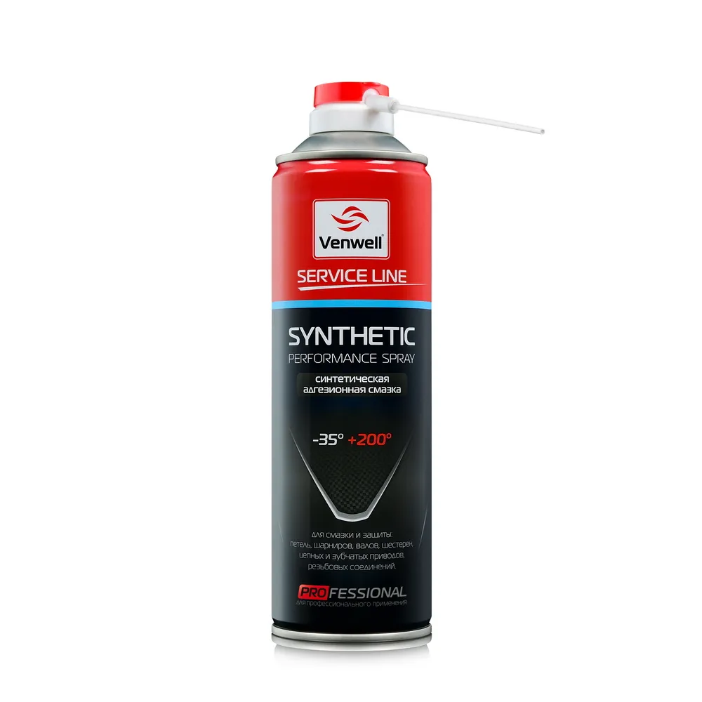 Смазка cпрей Venwell SYNTHETIC Performance Spray адгезионная 500 мл VW-SL-019RU Venwell VW-SL-019RU
