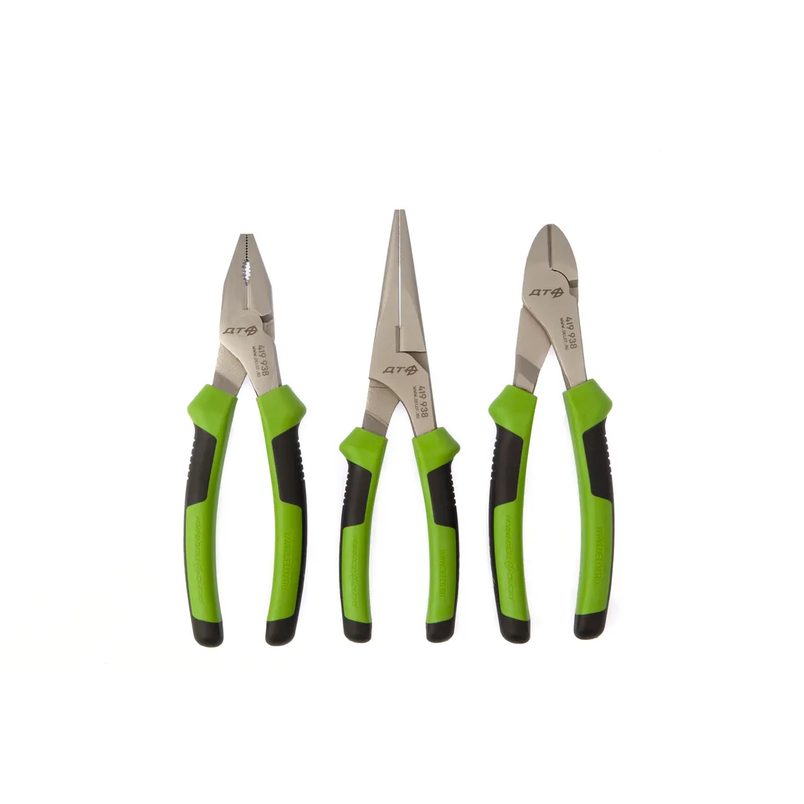 Набор шарнирно-губцевого инструмента 180 мм, 3 предмета Дело Техники 419938