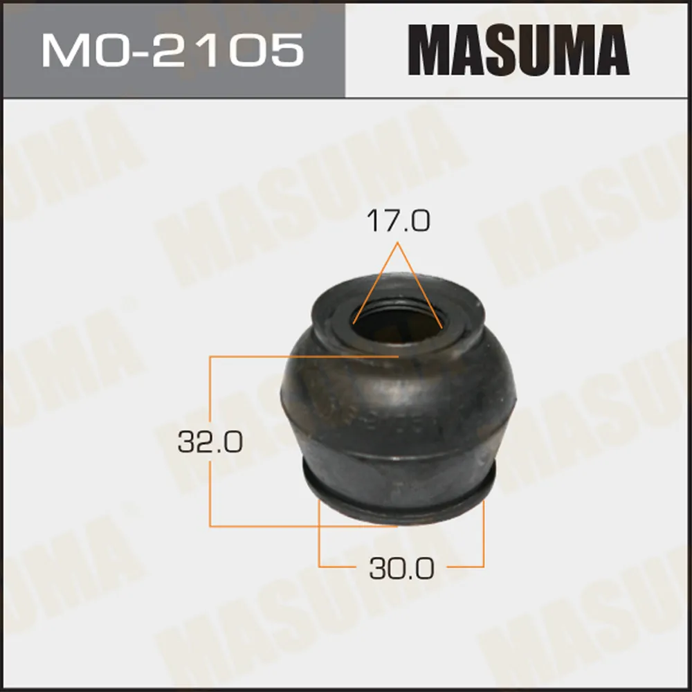 Пыльник шарового шарнира 16,5x30x33 16,5x30x33 MASUMA MO-2105