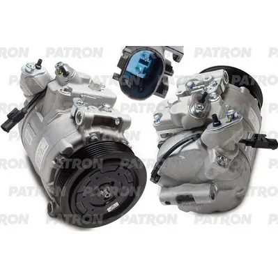 Компрессор кондиционера BMW 5 (E60) (03-)/6 (E63/E64) (03-)/7 (E65) (01-) PATRON PACC070