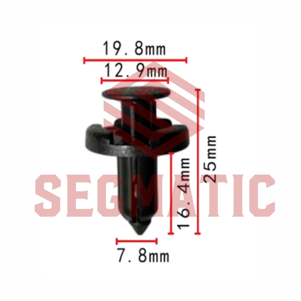 Клипса пластмассовая NISSAN SEGMATIC SG70203176