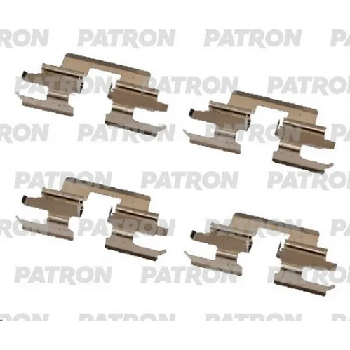Комплект монтажный тормозных колодок дисковых HONDA: SHUTTLE 97-02 PATRON PSRK1224