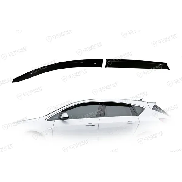 Дефлектора на окна Opel Astra J Sd 2012EuroStandard деф.окон Cobra Tuning OE13212