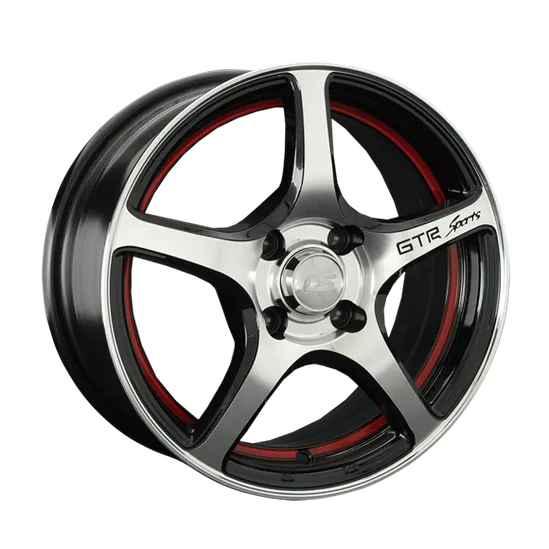 Диск литой R16 6.5J 5x114.3/73.1 ET45 LS 537 BKF-RL S031869