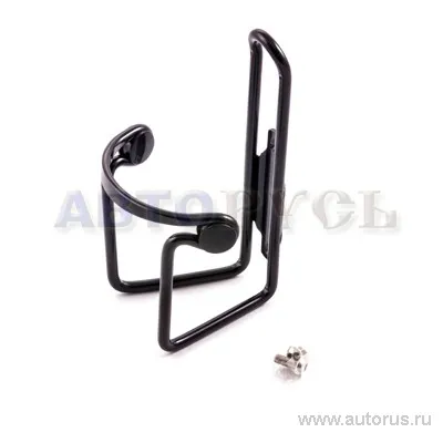 Флягодержатель NH-BC103A-R01 для велосипеда алюминиевый с резиновыми вставками черный STELS 550014