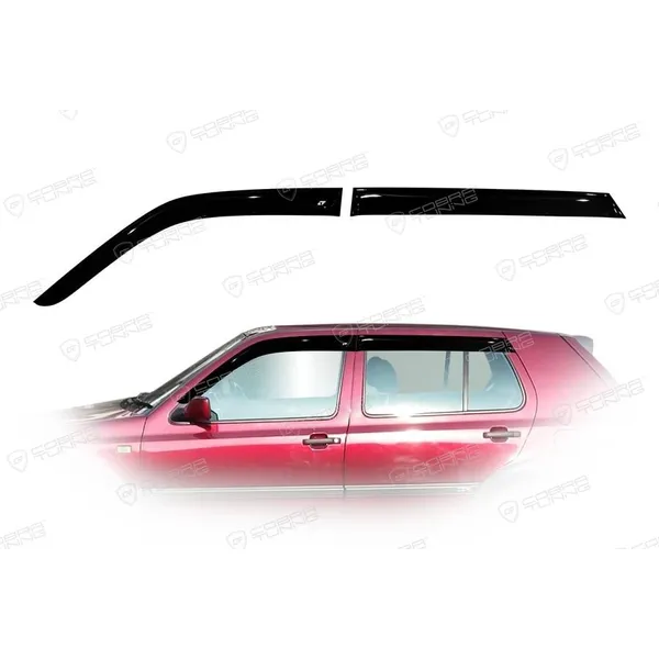 Дефлектора на окна VW Golf III 5d 1991-1998EuroStandard деф.окон Cobra Tuning VE22391