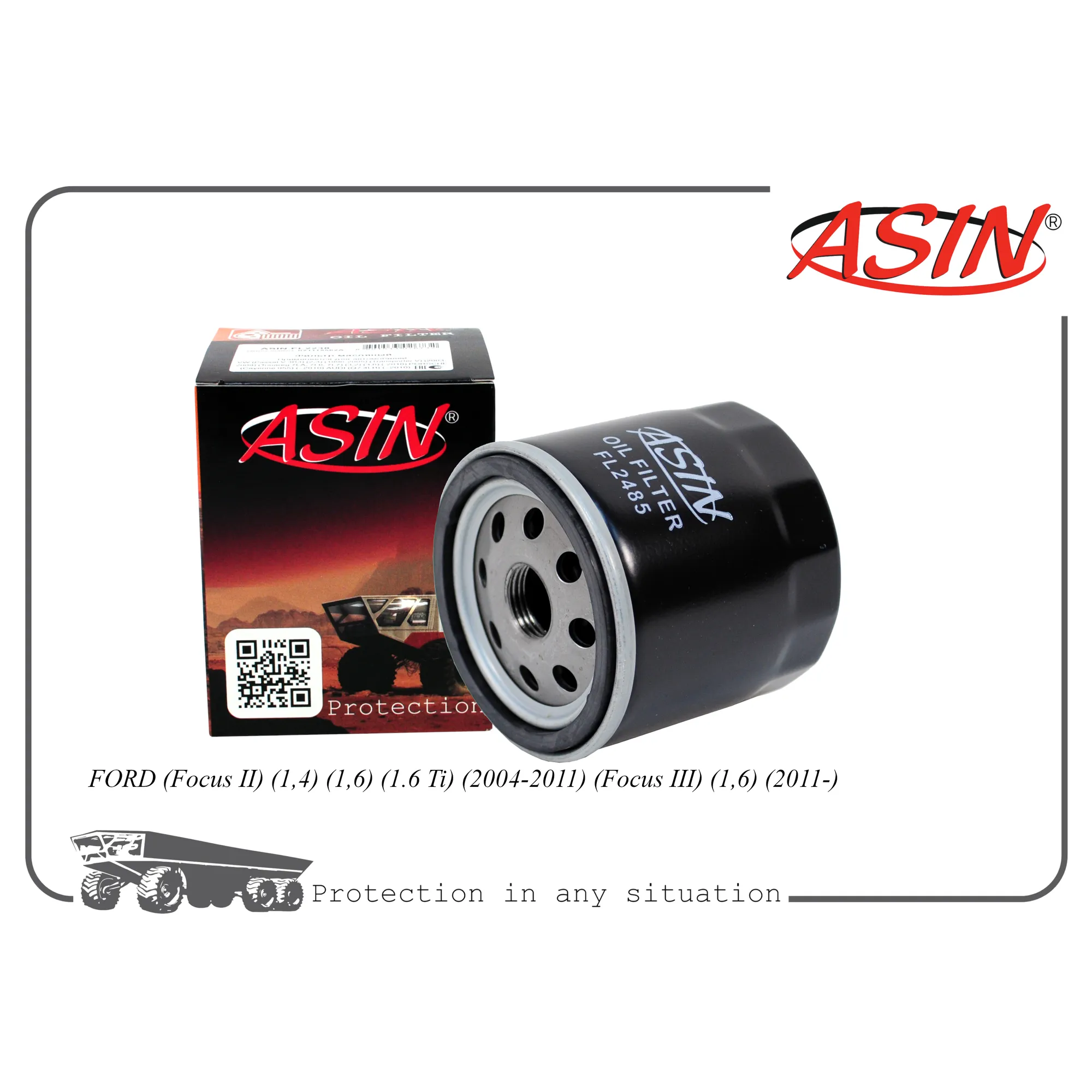 Фильтр масляный 1714387/ASIN.FL2485 ASIN ASIN ASINFL2485