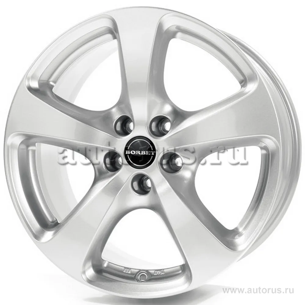 Диск литой R16 7J 5x108/63.3 ET45 BORBET CC Cristal Silver 8140123