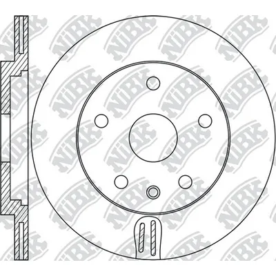 Диск тормозной задний FORD EXPLORER 12->/FLEX 12-> NIBK RN1674