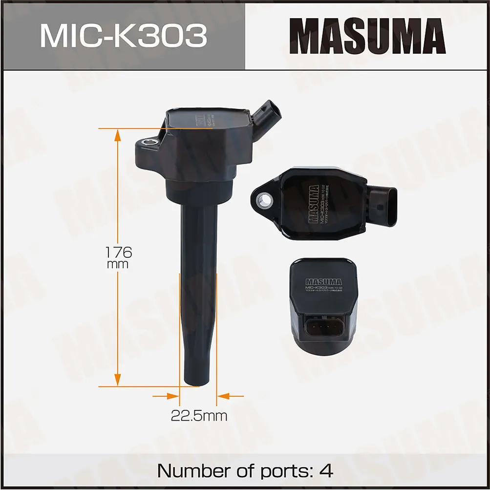 Катушка зажигания MASUMA MICK303
