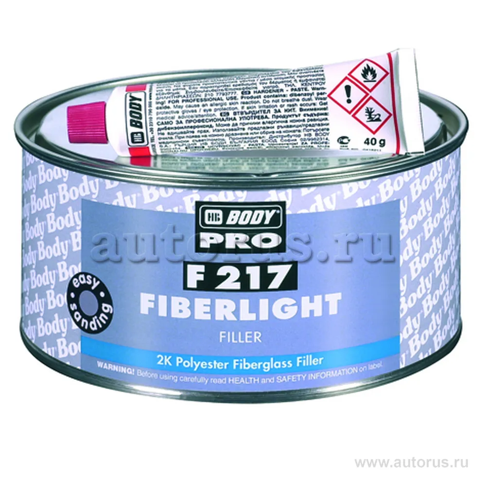 Шпатлевка Body PRO F217 FIBERLIGHT (0,5л) BODY 2170500000