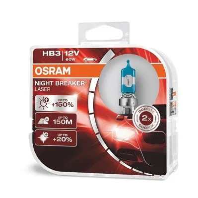 Лампа 12V HB3 60W P20d OSRAM NIGHT BREAKER LASER 9005NL-HCB