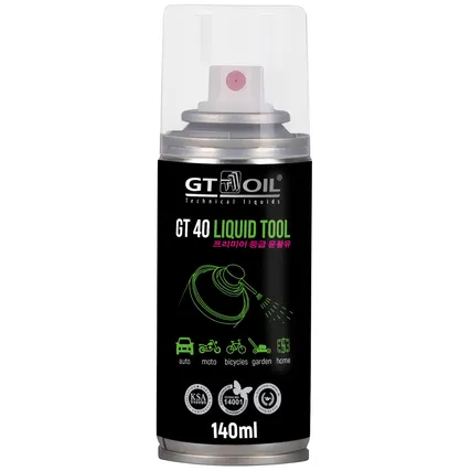 Смазка универсальная многофункциональная GT40 Liquid Tool, (WD-40), 140 мл GT OIL 8809059411445