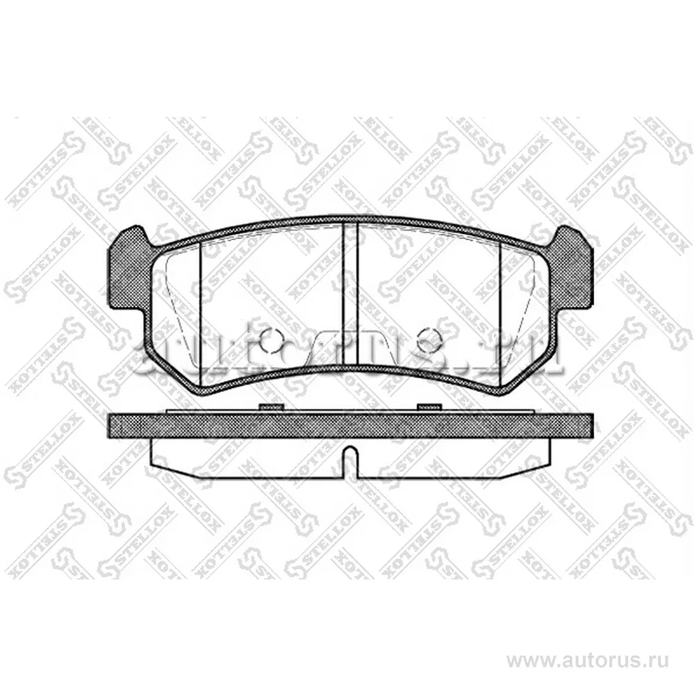 Колодки дисковые з. Daewoo Nubira 1.6i/1.8i 03> STELLOX 1059 000-SX