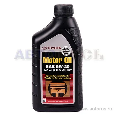Масло моторное TOYOTA MOTOR OIL SN 5W-20 полусинтетическое 0.946 л 00279-1QT20
