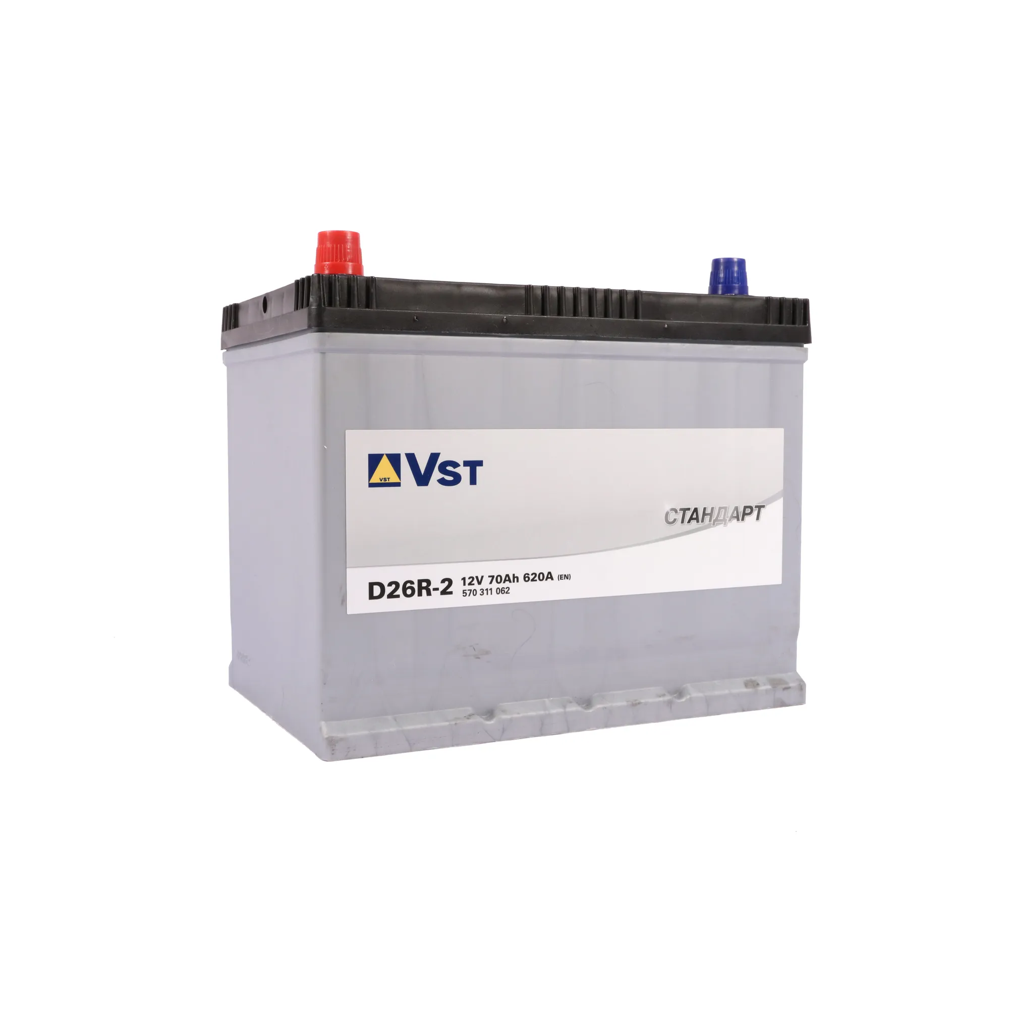 Аккумулятор VST ASIA 70 А/ч Прямая L+ 258x175x223 EN620 А