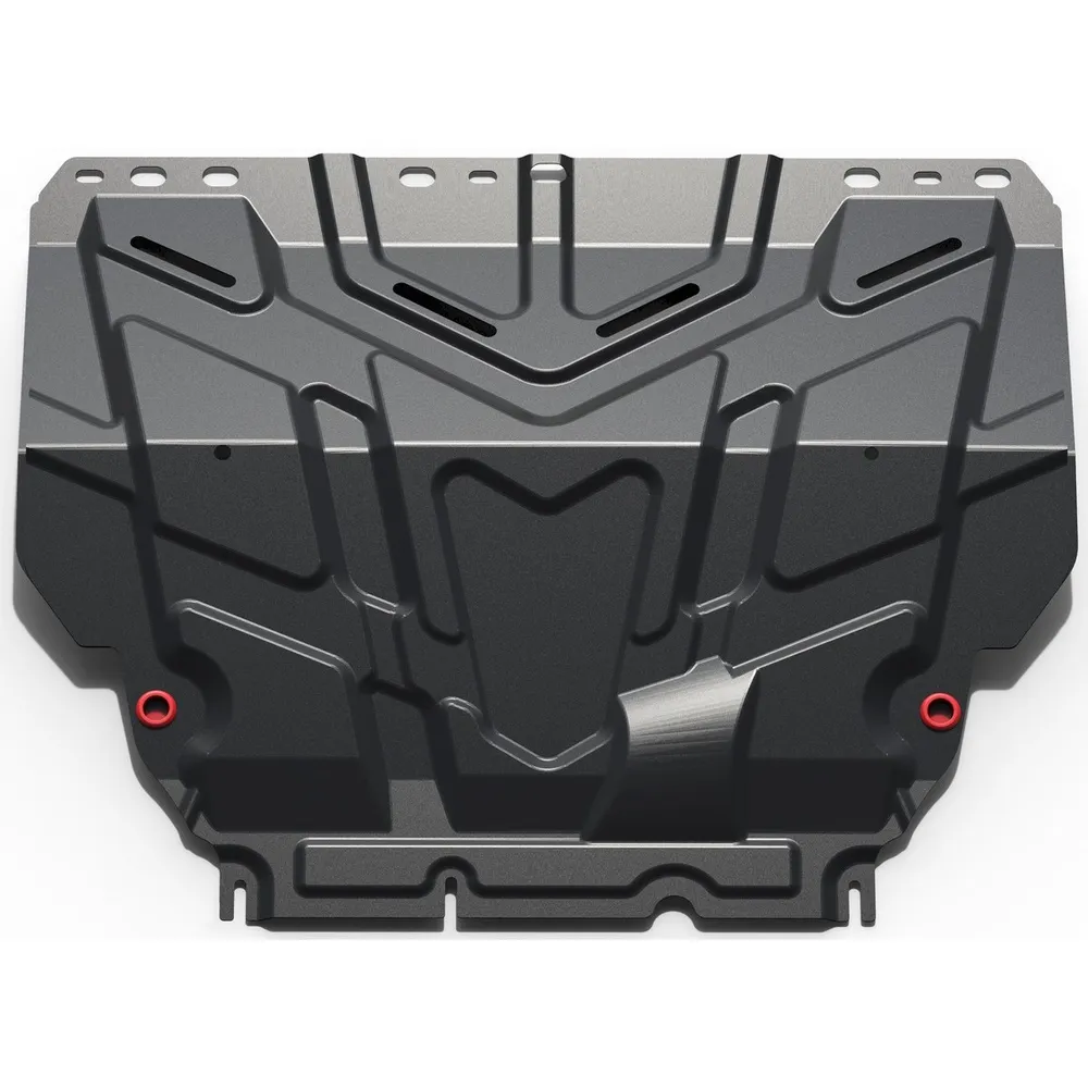 Защита картера + КПП + комплект крепежа, АвтоБроня, Сталь,Ford Focus (II);Ford Focus (III);Ford C-MA Ford C-MAX, Focus, Grand C-MAX, Kuga АВТОБРОНЯ 111.01850.1