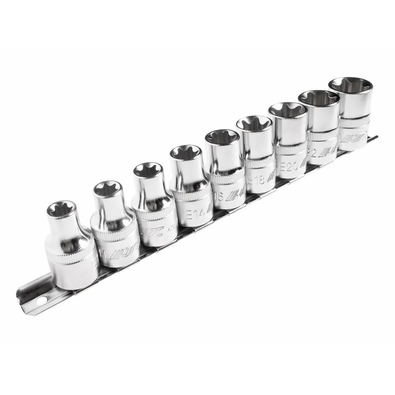Набор головок торцевых 1/2 TORX Е10-Е24 9 предметов JTC-H409E