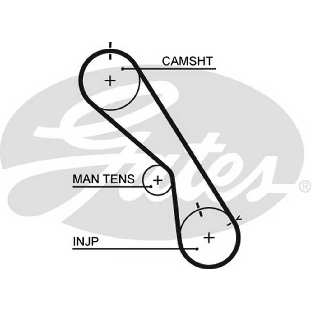Ремень ГРМ TOYOTA LC100 mot.4,2TD GATES 5474XS