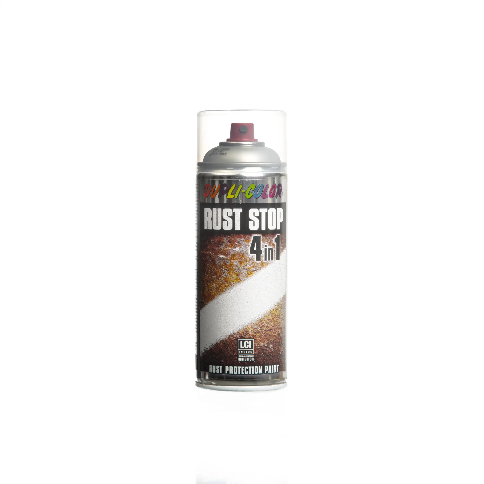 Эмаль по ржавчине RUST STOP 4 в 1 серебристая (RAL 9006) DUPLI COLOR 868344