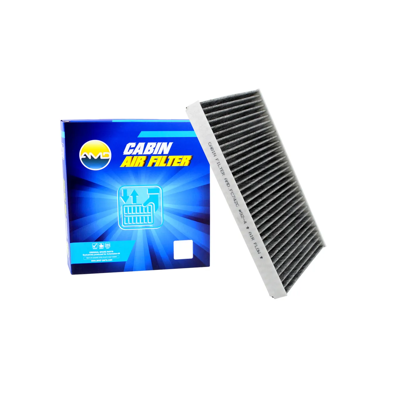Фильтр салонный угольный SKODA (Octavia 1U2) (Octavia 1U5) (без конд.) (-20 AMD AMD.FC742C