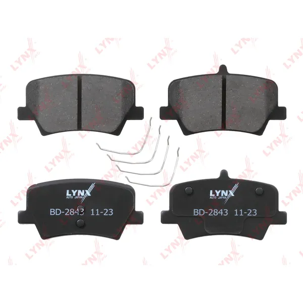 Колодки тормозные задние GEELY Tugella / Xingyue 19> LYNXauto BD-2843