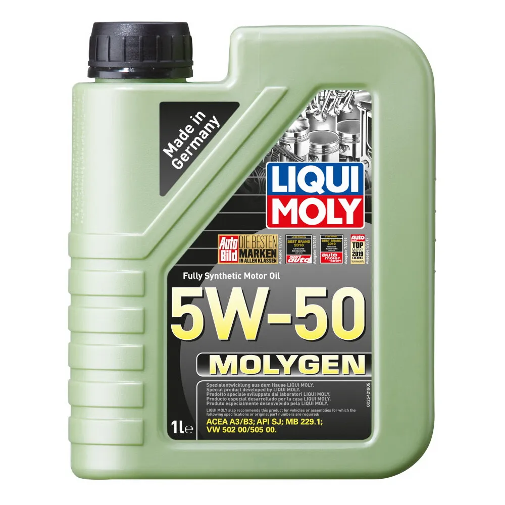 Масло моторное Molygen 5W-50 (1л) LIQUI MOLY 2542