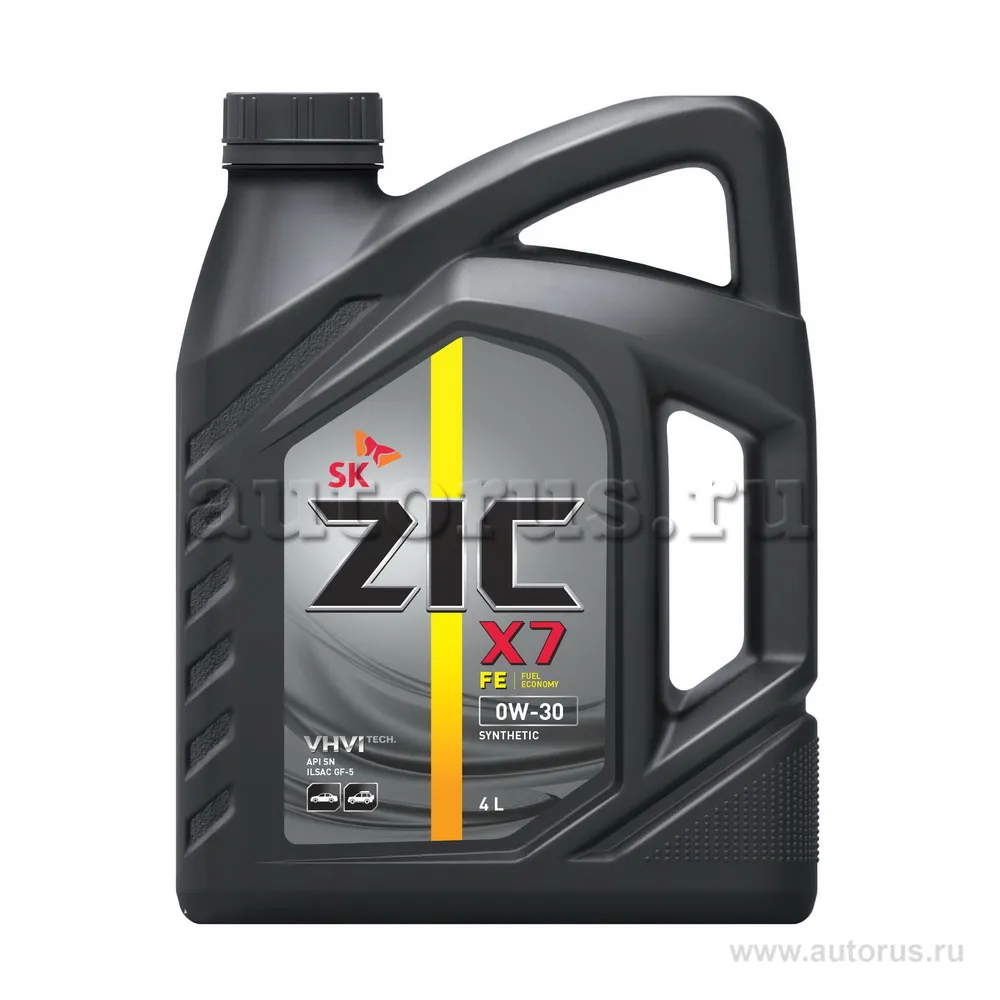 Масло моторное ZIC X7 FE 0W-30 синтетическое 4 л 162616