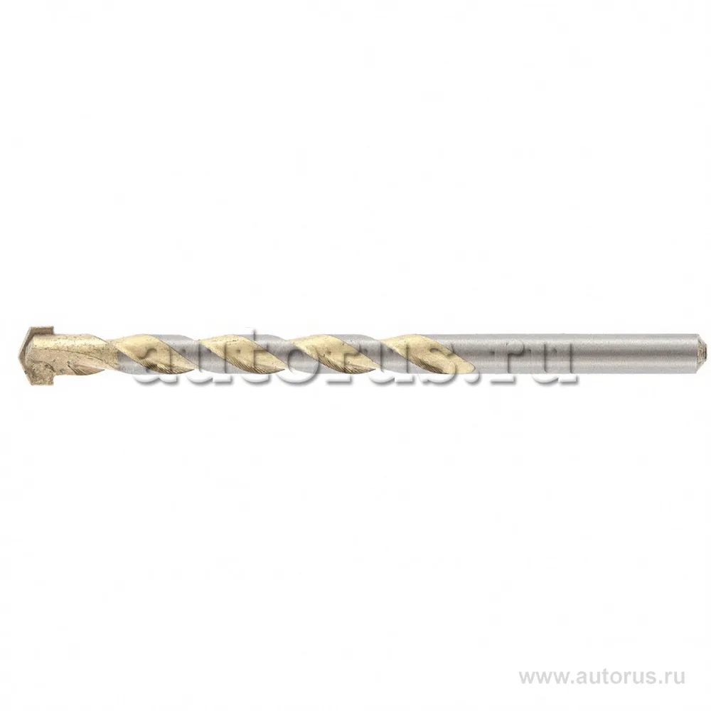Сверло по бетону, улучшенное пылеудаление, 10x120 мм, цилиндрический хвостовик СИБРТЕХ 708107