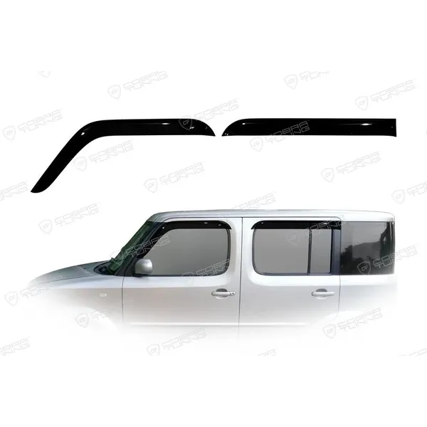 Дефлектора на окна Nissan Cube II (Z11) 2002-2008 деф.окон Cobra Tuning N18202