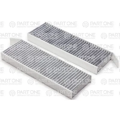 Фильтр салона with active carbon, set 2 pcs, CITROEN BERLINGO, C PART-ONE 1CF036