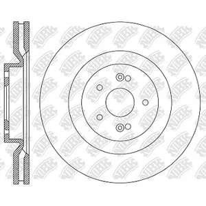 Диск тормозной передний KIA SORENTO IV NIBK RN2305