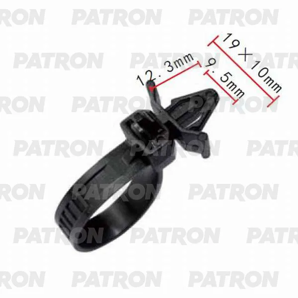 Клипса пластмассовая Mazda применяемость: электропроводка PATRON P370361