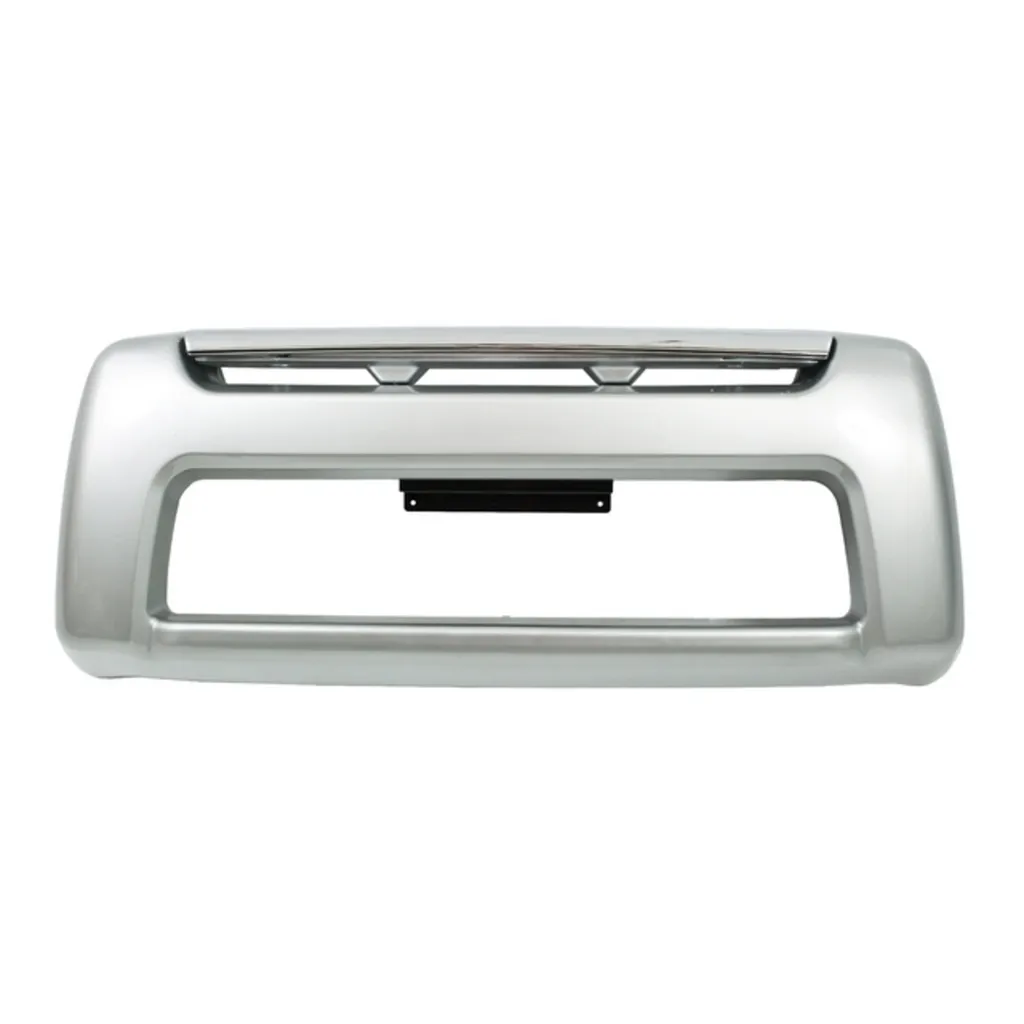 Накладка бампера переднего декоративная серебро LC100 LZ01030014