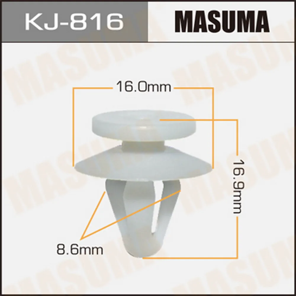 Клипса универс. MITSUBISHI Galant/Pajero MASUMA KJ-816