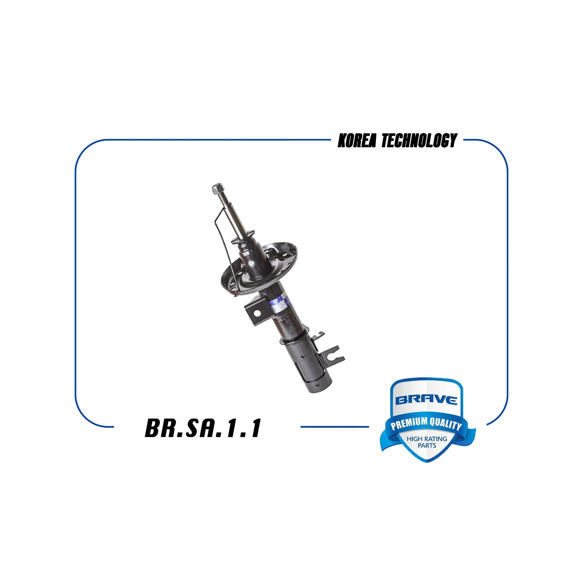 Амортизатор передний левый 52024166 BR.SA.1.1 Chevrolet Cobalt газовый BRAVE BRSA11