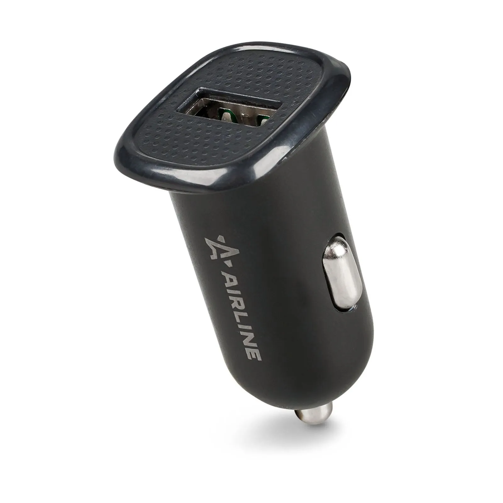Адаптер автомобильный компактный 1xUSB 2.1A, 12/24В AIRLINE AEAK017