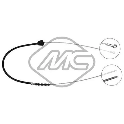 Трос ручника MER 140-160-180 ANT.-FRONT Metalcaucho 81010