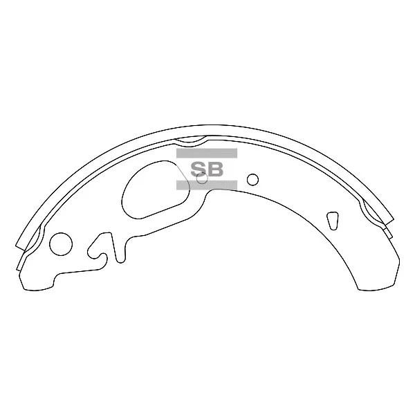 Колодки барабанные ВАЗ 2108/09/10/11/12/99 LADA Kalina/Priora/Granta SANGSIN BRAKE SA183