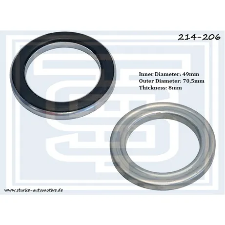 Подшипник опорный FIAT DUCATO передний STARKE 214-206